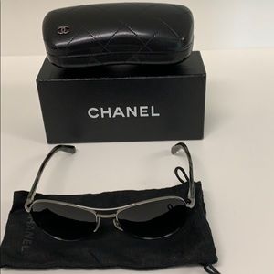 CHANEL aviator sunglasses
